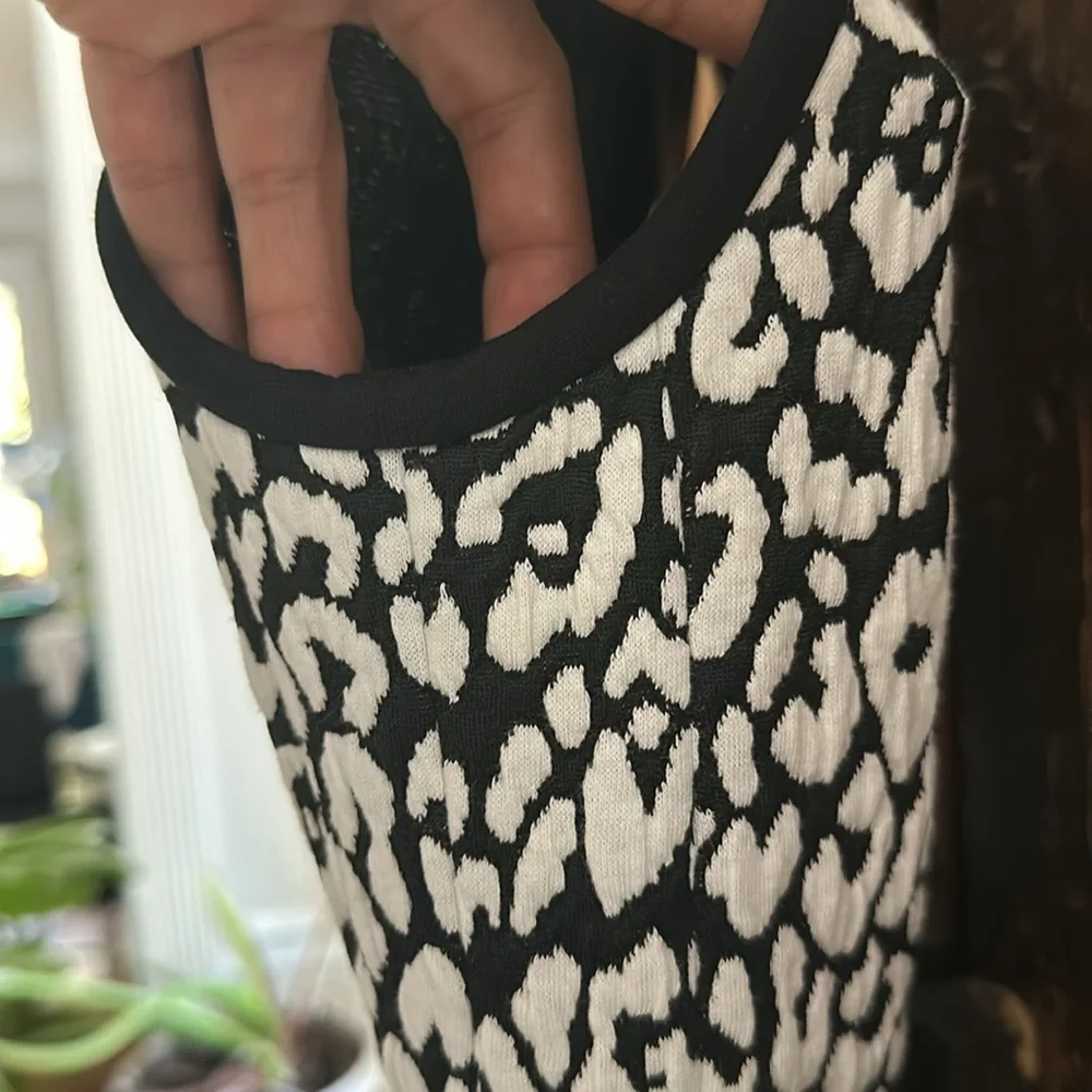Kate Spade New York sleeveless leopard-print fit & flare dress XXSmall - Picture 10 of 10